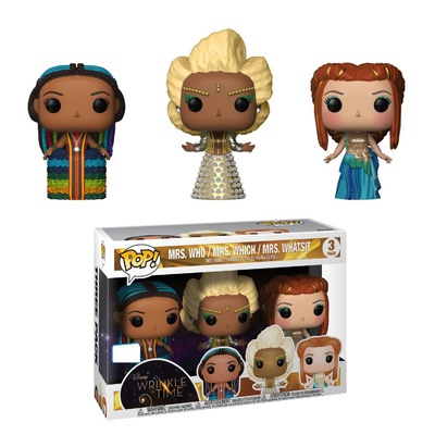 Funko Pop A Wrinkle in Time 3-Pack Vinyl Figure Mrs.Who/Mrs.Which/Mrs.Whatsit Vinyl Figure