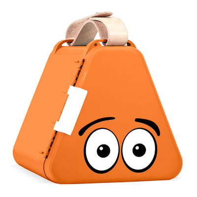 Teebee - Play on the go Multipurpose Toy box Orange