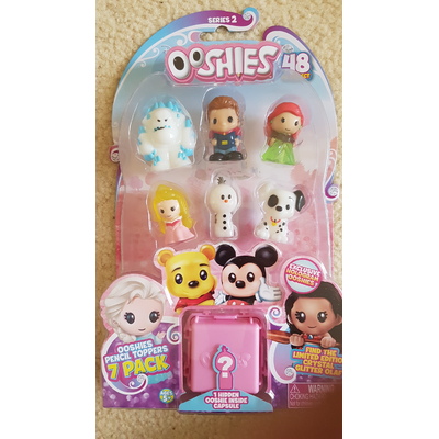 Disney Series 2 Ooshies 7 Pack Pencil Topper - 4 to Choose from [Pack: 1]