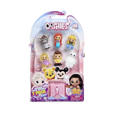 Disney Series 2 Ooshies 7 Pack Pencil Topper Assorted