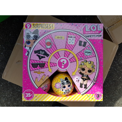 lol surprise confetti pop box