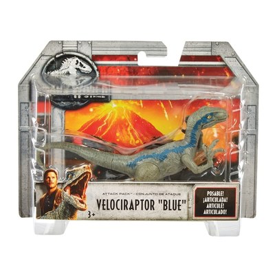 Jurassic World Attack Pack -Velociraptor Blue