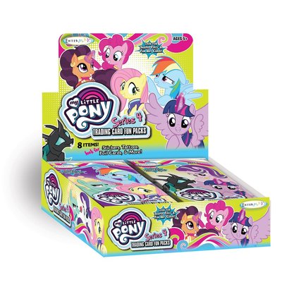 My Little Pony Series 4 Trading Card Fun Packs box of 24 packs