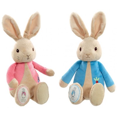 Beatrix Potter Peter Rabbit My First Bean Rattle Plush Set of 2