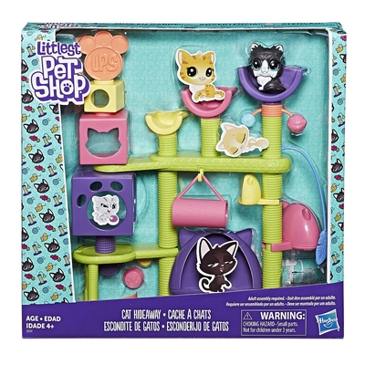 Littlest Pet Shop Cat Hideaway 3-79 Sada Persiafluff