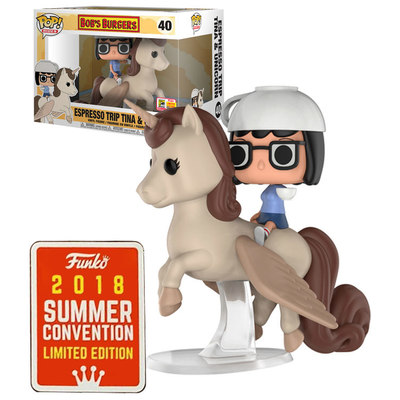 Funko POP Rides Bob's Burgers Tina & Unicorn 2018 SDCC #40