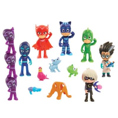 PJ Masks Deluxe Figure Set 16 Pieces (Frustration free packaging)