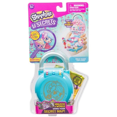 Shopkins Shoppies Lil' Secrets Secret Lock Mini Playset - Great Bakes Cupcakes
