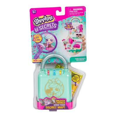 Shopkins Shoppies Lil' Secrets Secret Lock Mini [Pack: Cute Scoops Ice Cream]