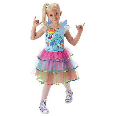 My Little Pony Rainbow Dash Character Costume Dress Offically Licenced By Rubie's
