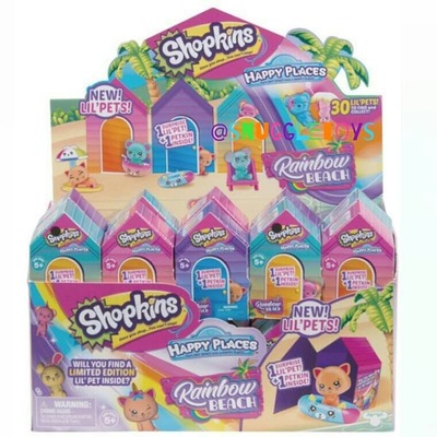 shopkins rainbow car