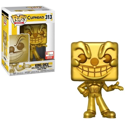 Funko POP Cuphead King Dice Gold E3 2018 Limited Edition #313
