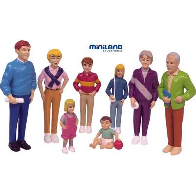 Miniland Educational European Family Figure Set