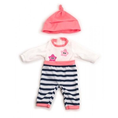 Miniland Doll Clothes Pink Winter Pjs 32cm
