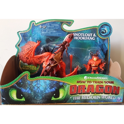 How to Train Your Dragon & Viking The Hidden World Snotlout & Hookfang 