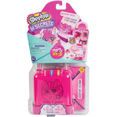 Shopkins Lil' Secrets Secret Season 2 Mini Playset [pack: Peacock Gala]