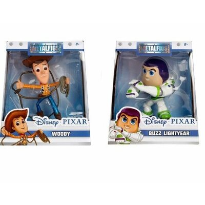 Metalfigs Disney Toy Story Woody and Buzz Light Year 4inch Figure