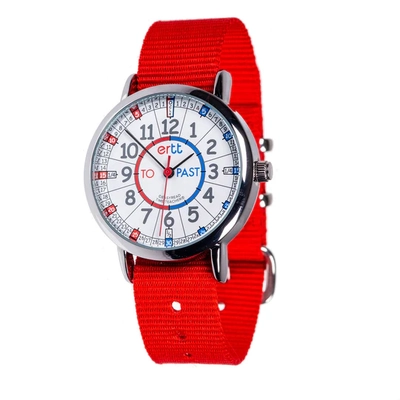 Ertt Easy Read Time Teacher Watch [Colour: Red]