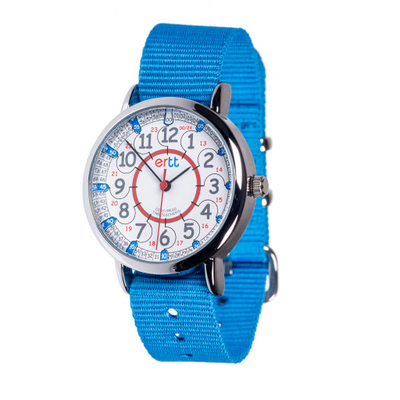 Ertt Easy Read Time Teacher Watch [Colour: Blue]