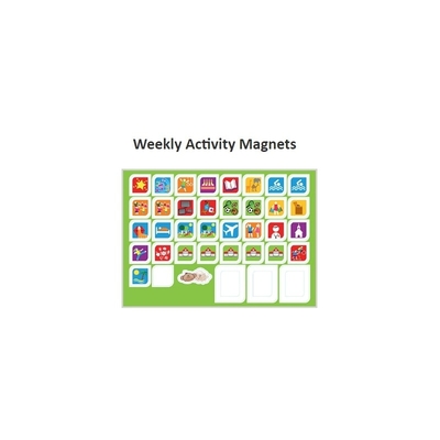 Monkey & Chops Daily Routine Chart Activity Magnet