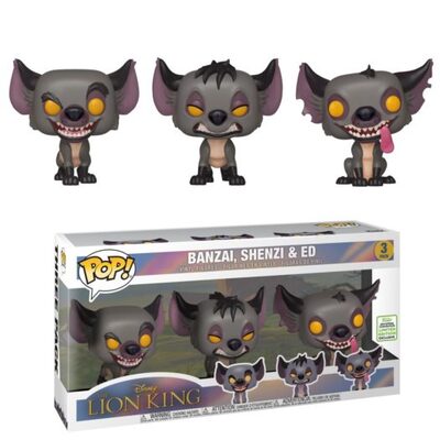 Funko Pop Disney The Lion King Banzai, Shenzi & Ed 3pk ECCC 2019 Vinyl Figure