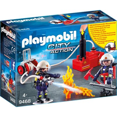 Playmobil City Action Fire Brigade With Water Pump