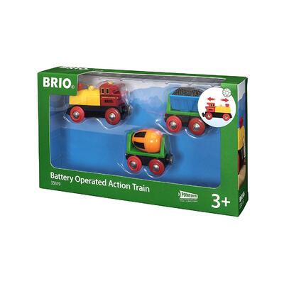 Brio World Battery Operated Action Train 3pc