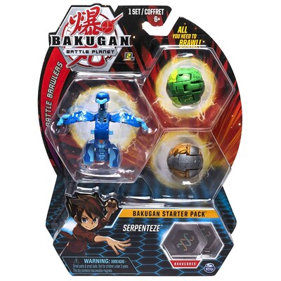 Bakugan Battle Planet Starter Pack 3-Pack Serpenteze