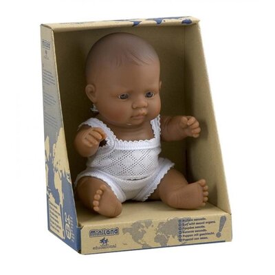 Miniland Educational Baby Doll Hispanic Boy 21cm