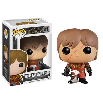 Funko POP Game Of Thrones Tyrion Lannister In Battke Armor #21 Vinyl Figure