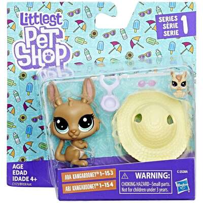 Littlest Pet Shop Series 1 Ada Kangarooney & Abi Kangarooney