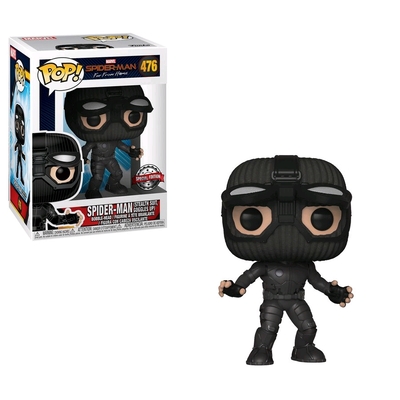 Funko Pop Marvel Spider Man Far From Home Stealth Suit Goggles Up #476 Vinyl Figure