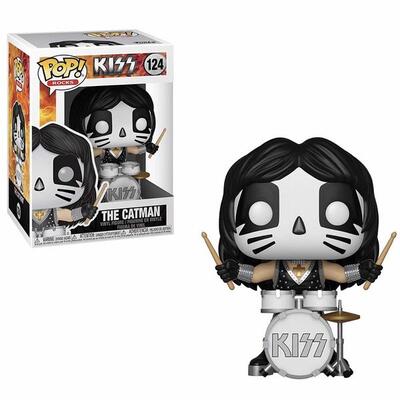 Funko Pop Rocks Kiss The Catman #124 Vinyl Figure