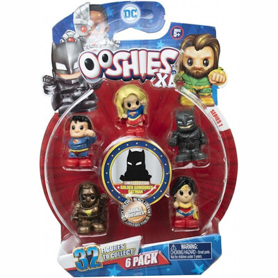 DC Comics Ooshies Series 1 XL 6pack Assorted