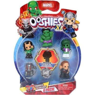 Marvel Ooshies Series 1 XL 6pack Assorted