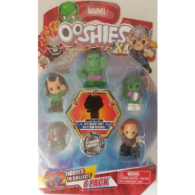 Marvel Ooshies Series 1 XL 6pack [Pack: 3]