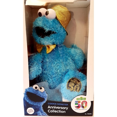Sesame Street Cookie Monster plush 50th Anniversary Limited Edition 