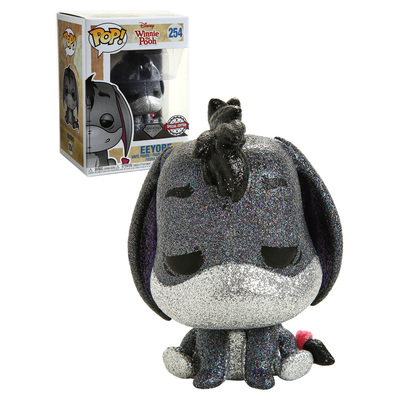 Funko Pop Disney Winnie The Pooh Eeyore Diamond Collection #254 Vinyl Figure (Slight Crease on box)