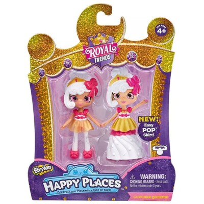 Happy Places Shopkins Royal Trends Doll - Cupcake Queenie