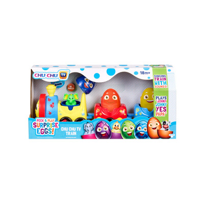 Peek & Play Surprise Eggs Chu chu TV Train
