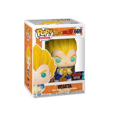 Funko Pop Dragon Ball Z Vegeta Final Flash NYCC 2019 #669 Vinyl Figure
