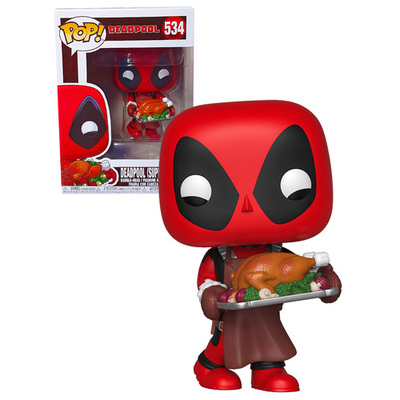 Funko Pop Marvel Holiday Deadpool (Supper Hero) #534 Vinyl Figure