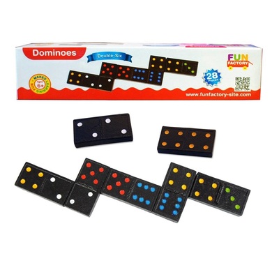 Fun Factory Double Six - 28 wooden dominoes