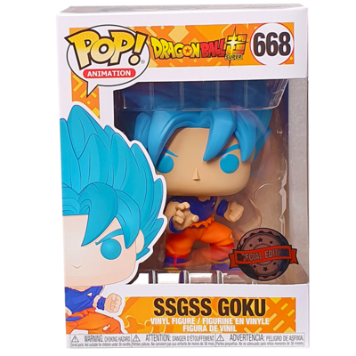 Funko POP Dragon Ball Super SSGS Goku #668 Vinyl Figure