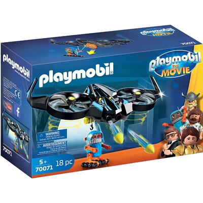 Playmobil 70071 The Movie Robotitron with Drone 18pc  
