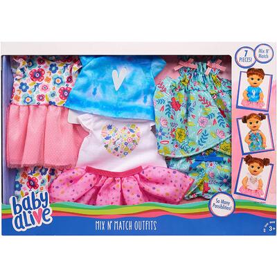 Baby Alive Mix N' Match Outfit Set Doll Clothes