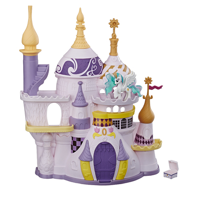 My Little Pony Canterlot Castle Playset with Princess Celestia Figure 