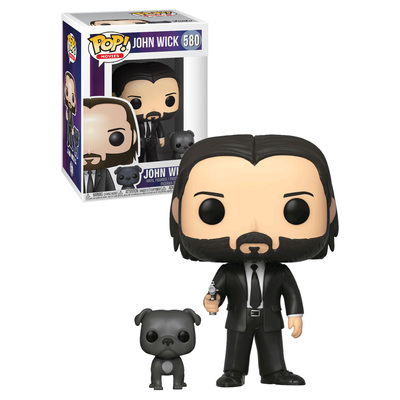 Funko POP John Wick With Dog #580 Vinyl Figure 