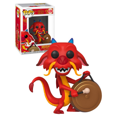 Funko POP Disney Mulan Mushu With Gong #630 Vinyl Figure