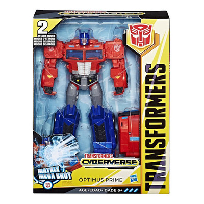 Transformers Cyberverse Power Of The Spark Matrix Mega Shot Optimus Prime Ultimate Class